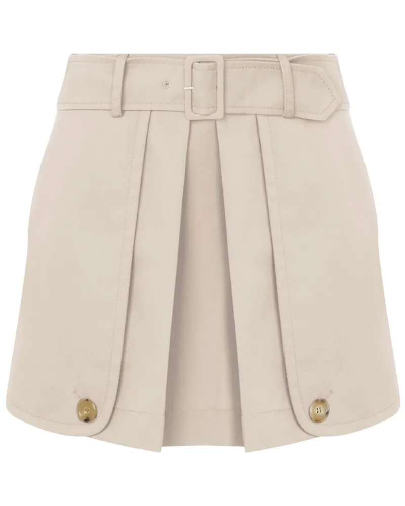 Moschino Minirock mit Falten - Nude Nude