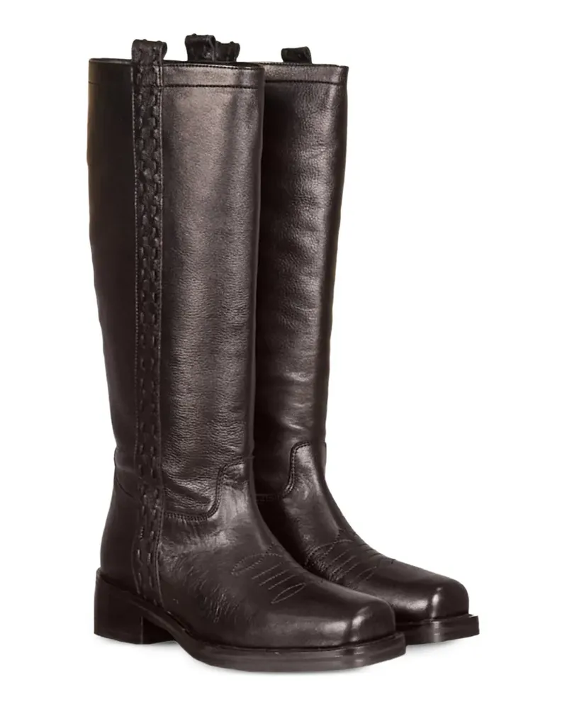 Emanuelle Vee Stiefel mit eckiger Kappe - Braun Braun