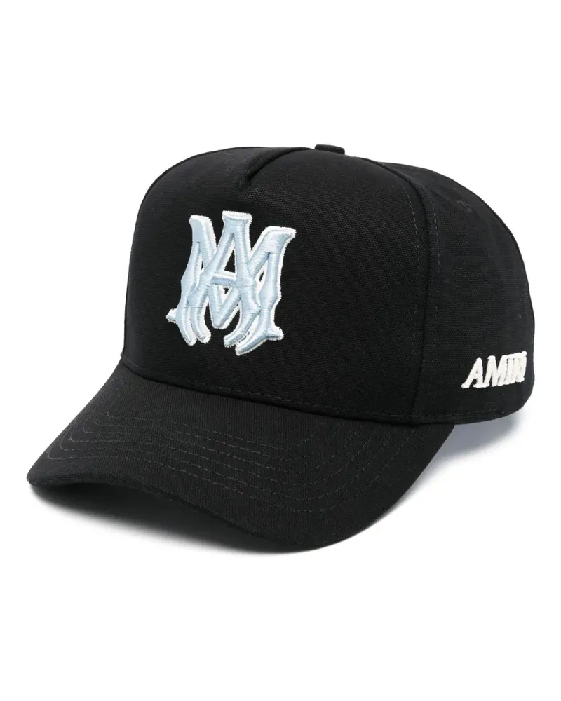 Amiri MA Outline Baseballkappe aus Canvas - Schwarz Schwarz