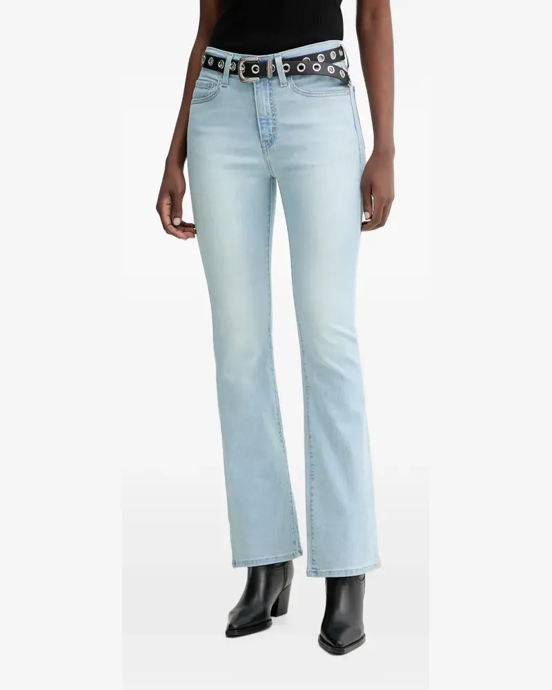 Levi's 725 High-Rise-Jeans mit Bootcut-Schnitt - Blau Blau