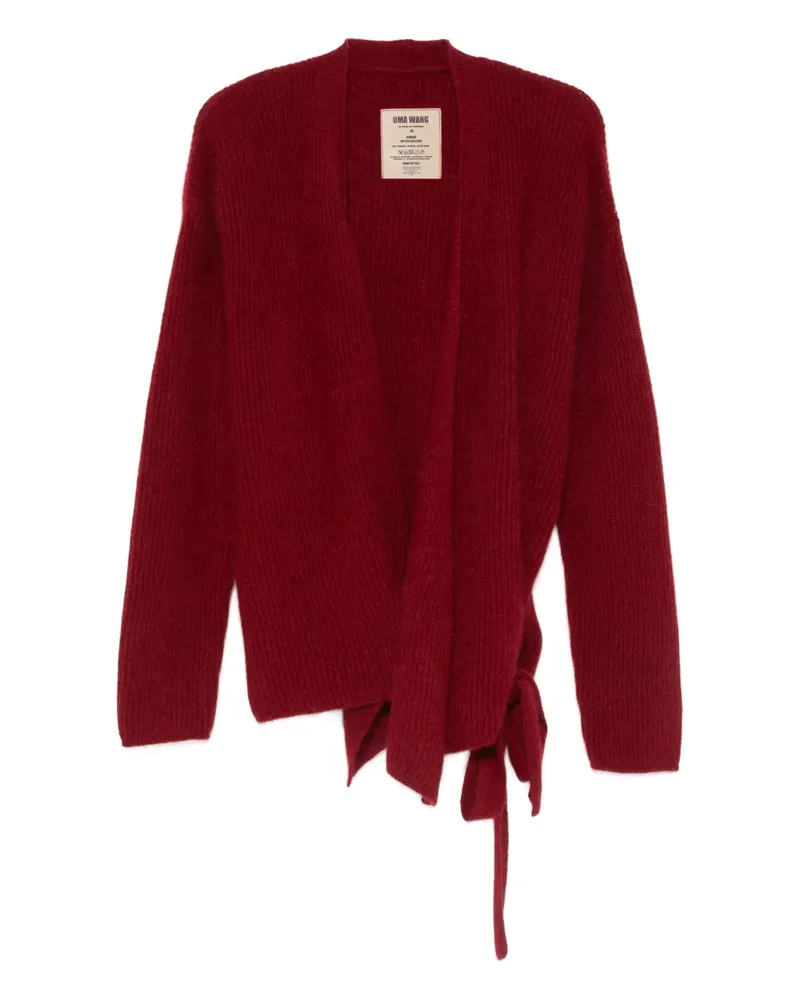 Uma Wang Cardigan mit Schnürung - Rot Rot
