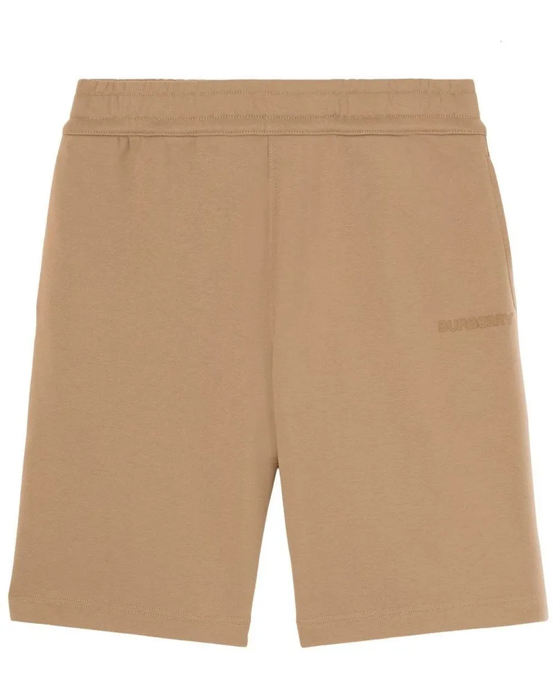 Burberry Joggingshorts mit Logo-Print - Nude Nude
