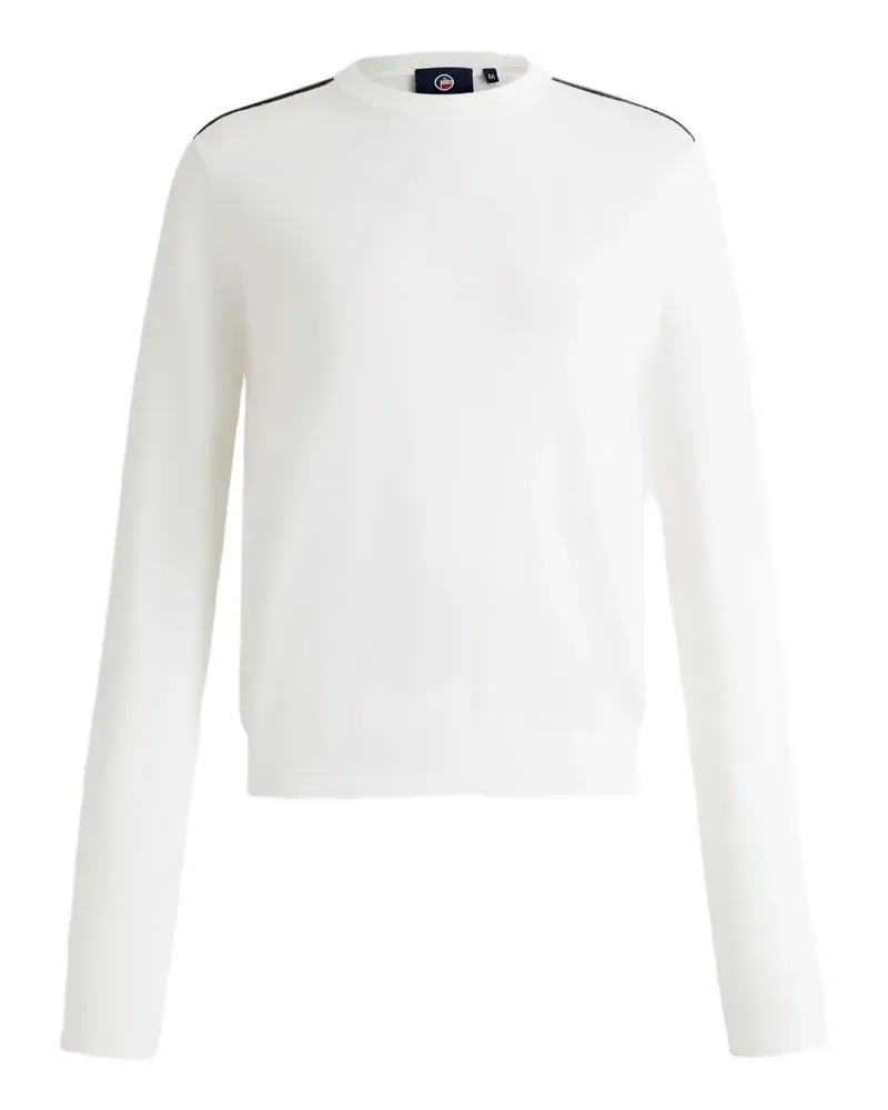 FUSALP Pullover mit Streifendetail - Weiß Weiß