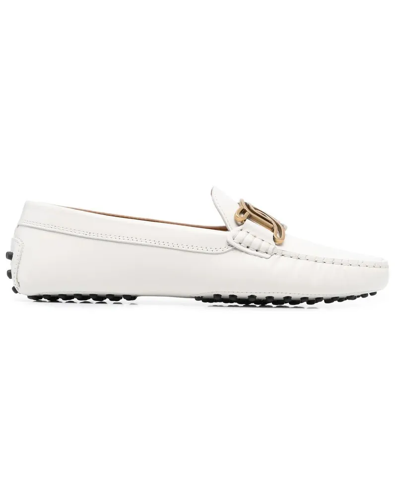 TOD'S Loafer mit Kettendetail - Weiß Weiß