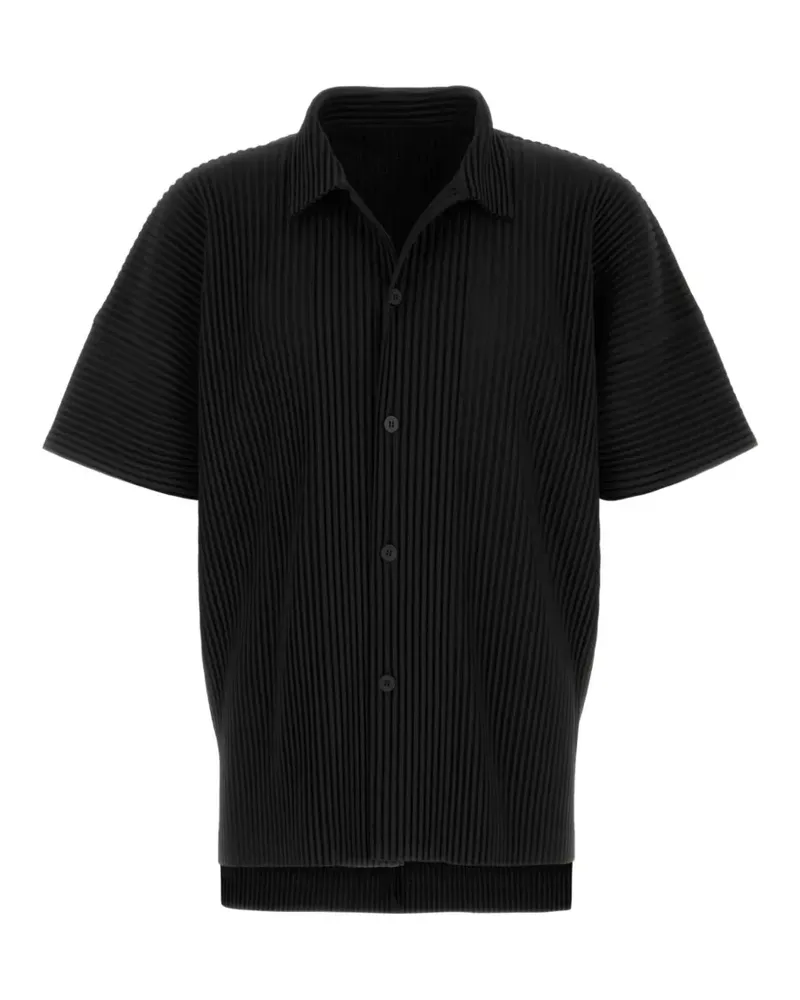 Issey Miyake Black polyester shirt - Schwarz Schwarz