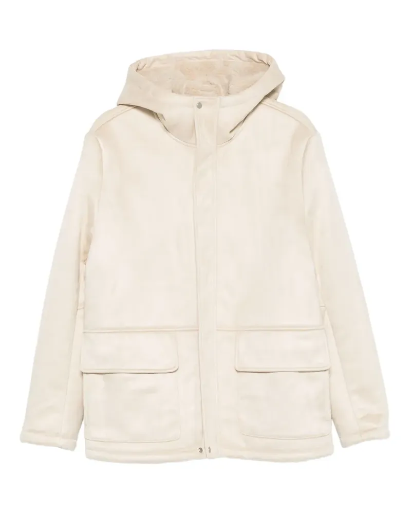 Daniele Alessandrini long-sleeved hooded jacket - Nude Nude