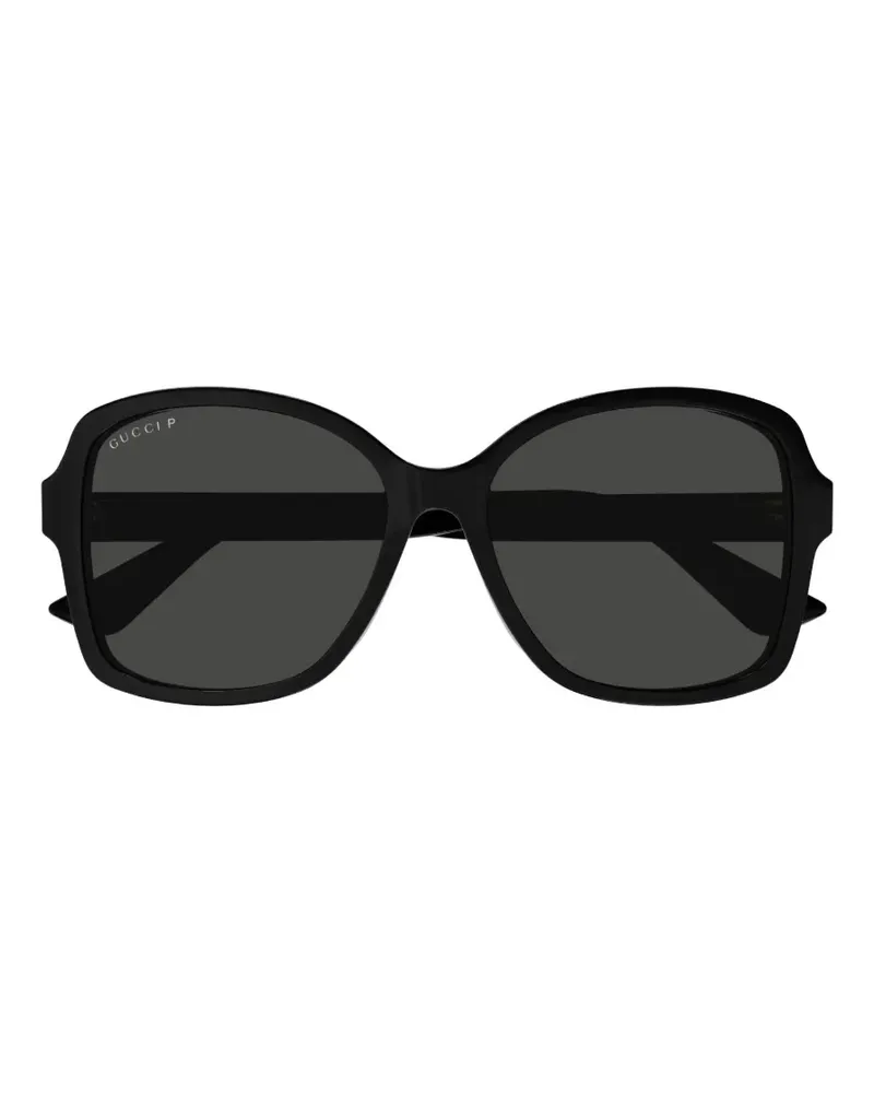 Gucci butterfly-frame sunglasses - Schwarz Schwarz