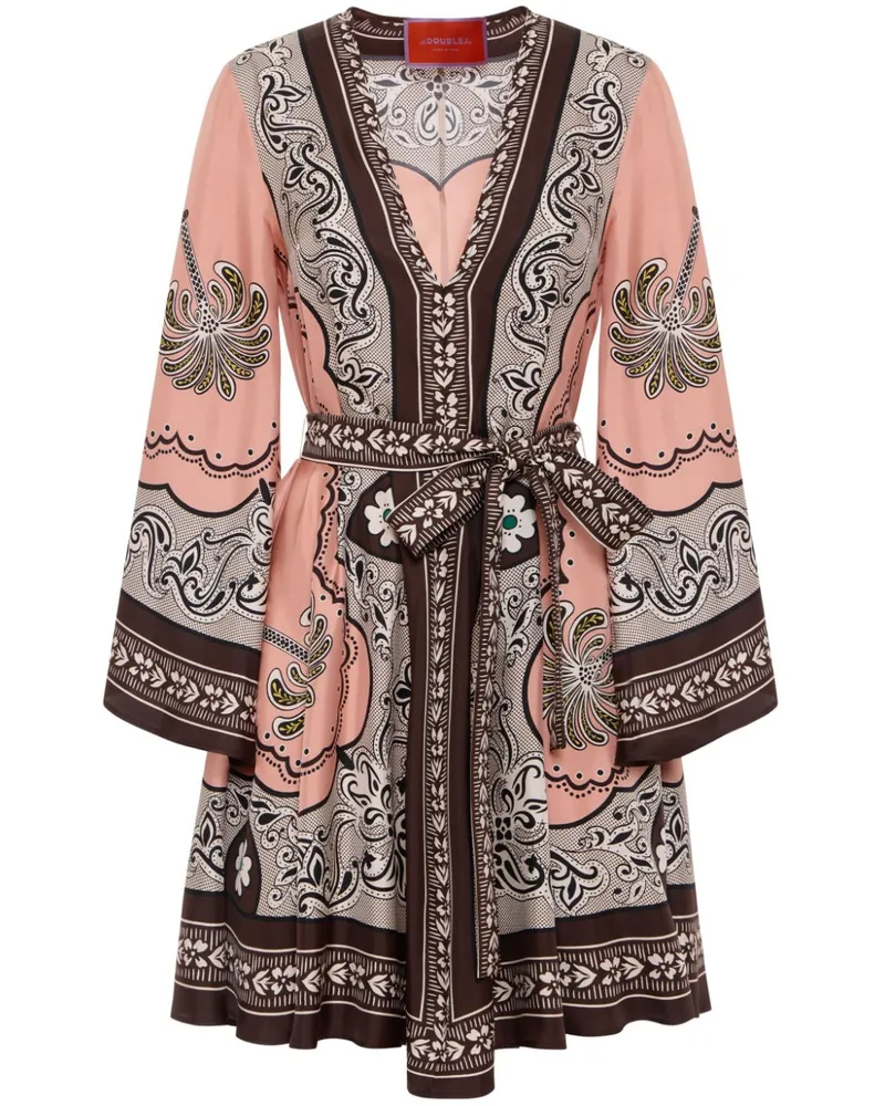 La DoubleJ Magnifico Minikleid - Rosa Rosa
