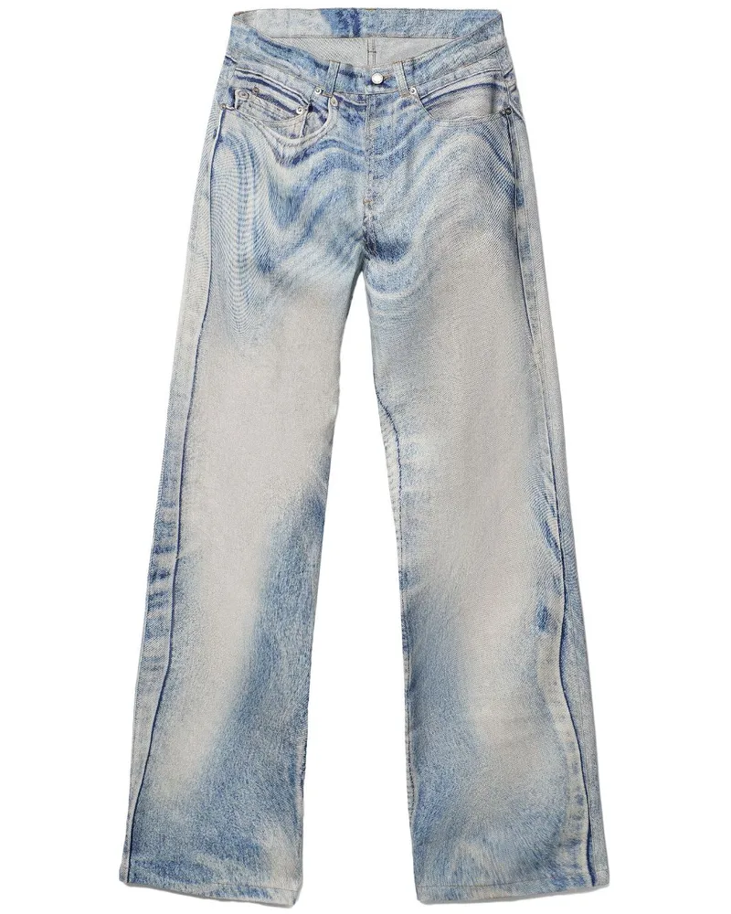 Camper Jeans mit abstraktem Muster - Blau Blau