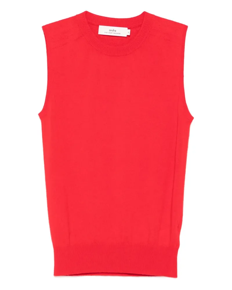 arch4 Alessandra Top mit rundem Ausschnitt - Rot Rot