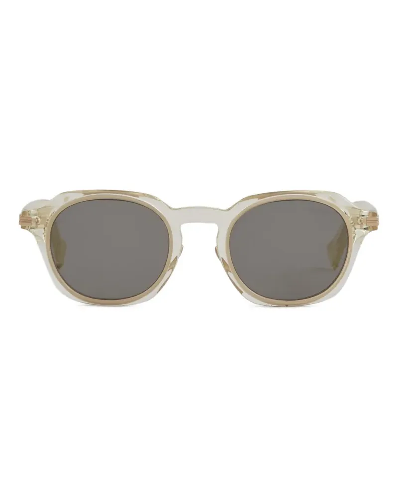 Ermenegildo Zegna round-frame sunglasses - Nude Nude