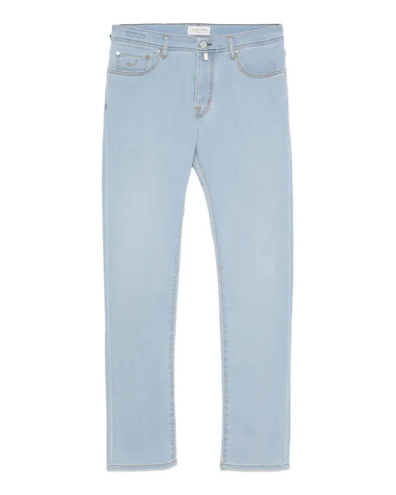 Jacob Cohën contrast-stitching jeans - Blau Blau