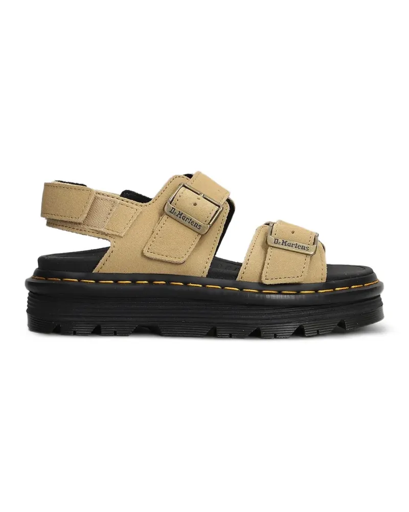 Dr.Martens suede flat sandals - Nude Nude