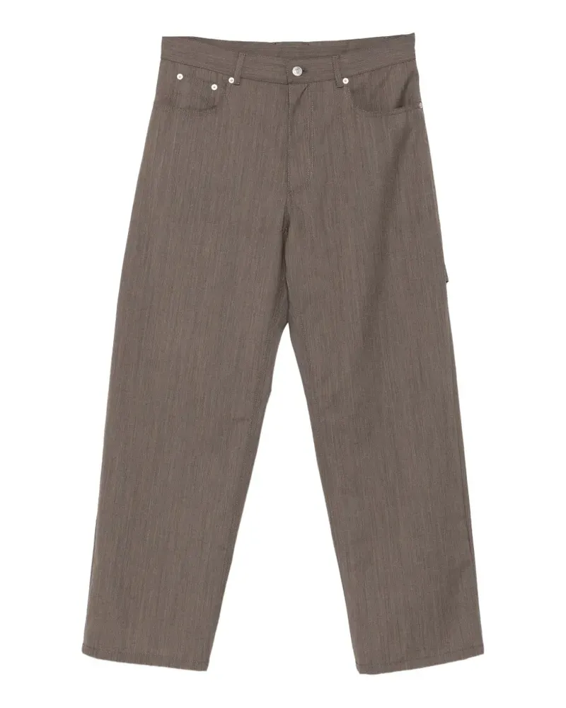 Moschino Hose mit Gürtelschlaufe - Braun Braun