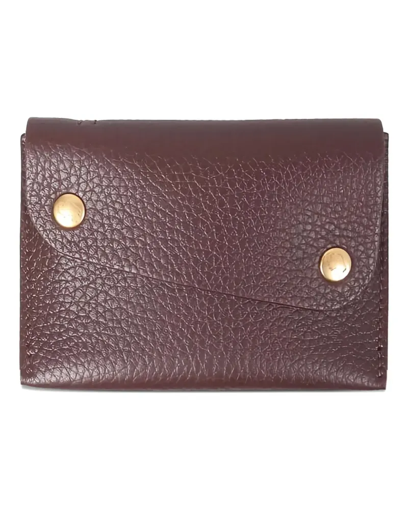 IL BISONTE leather-keyring cardholder - Braun Braun