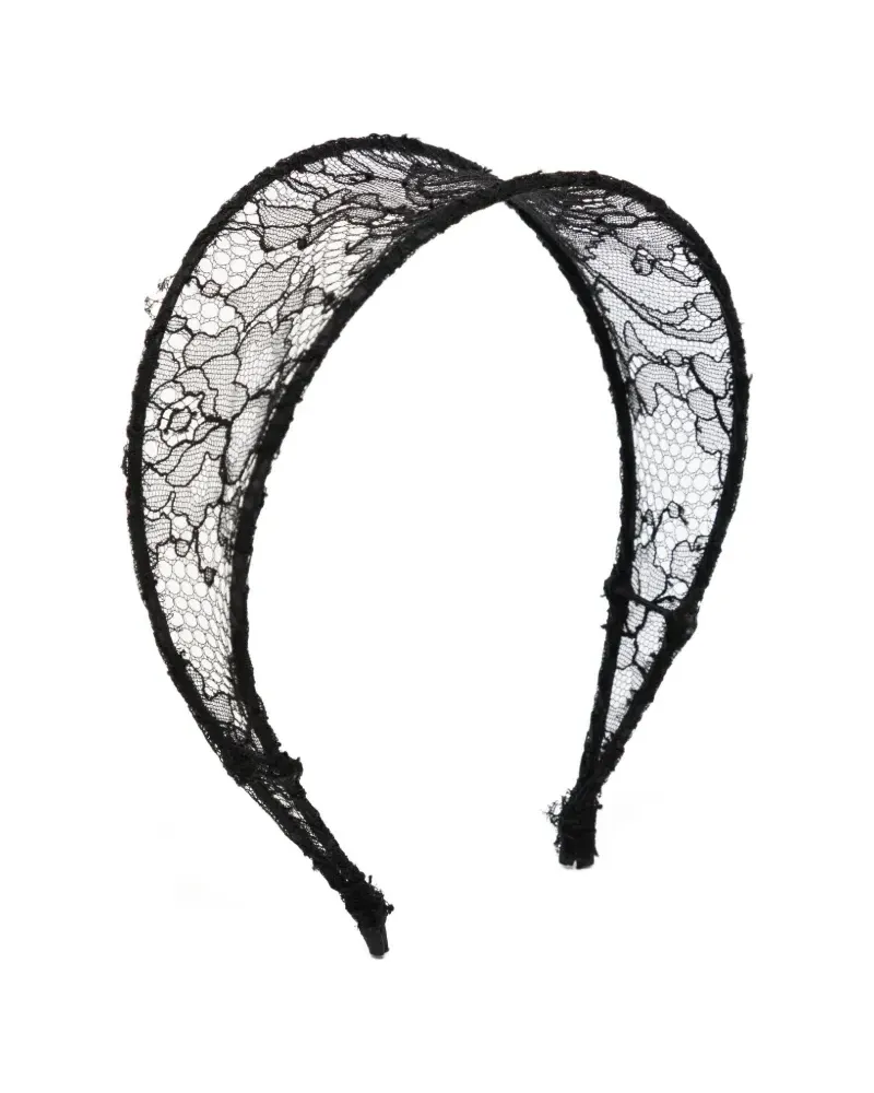Jennifer Behr lace embellished hair accessory - Schwarz Schwarz