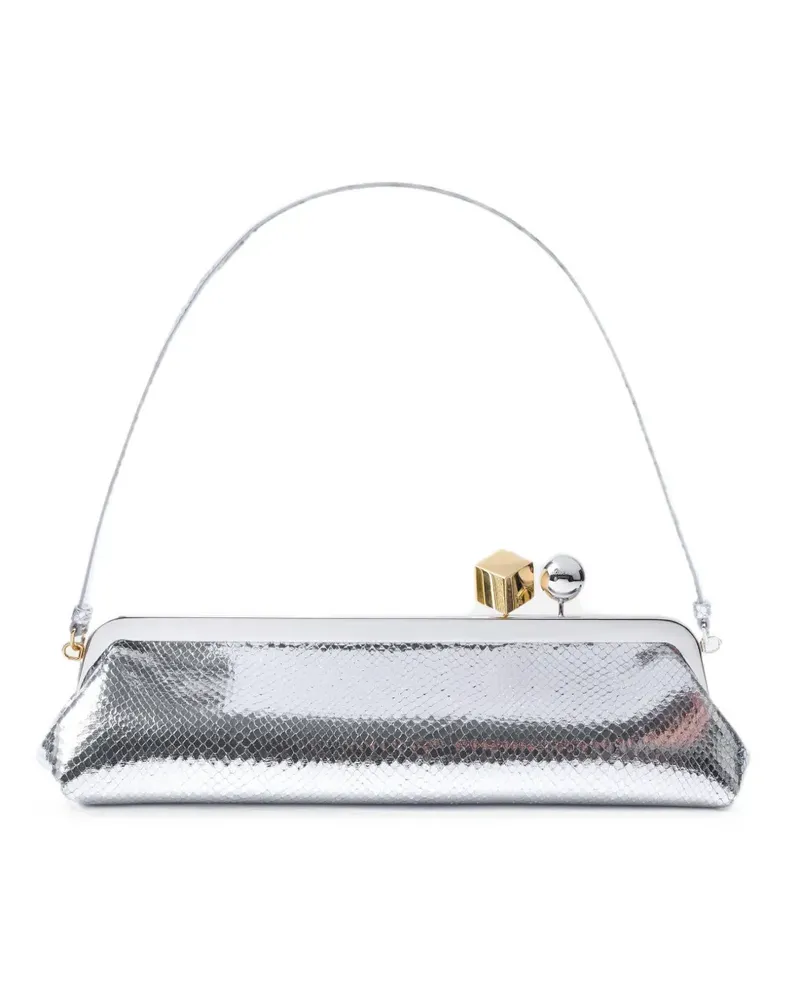 Jacquemus Salon Clutch - Silber Silber