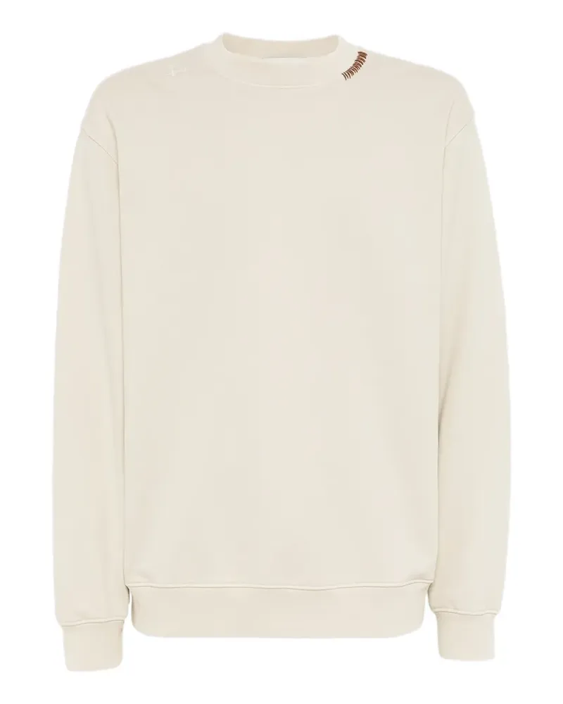 Laneus Sweatshirt mit Ziernähten - Nude Nude