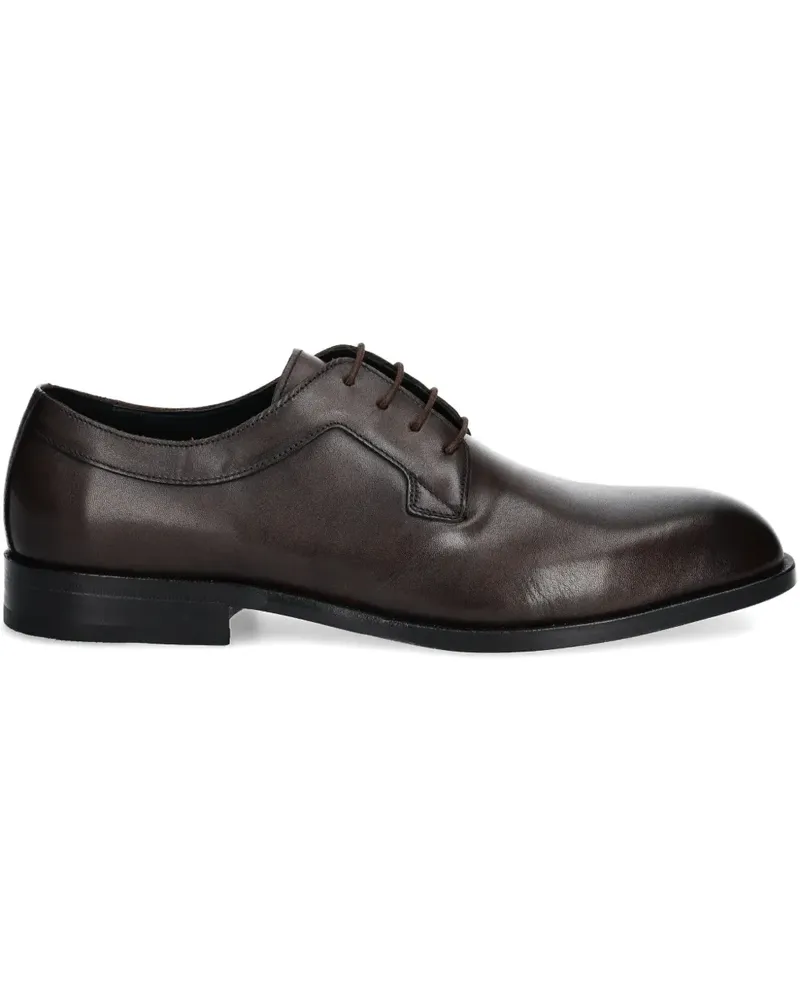 HUGO BOSS Derby-Schuhe aus Leder - Braun Braun