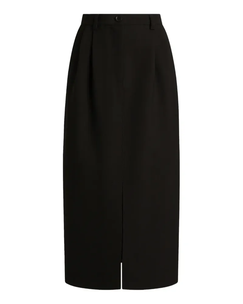 Dolce & Gabbana Rock aus Woll-Krepp - Schwarz Schwarz