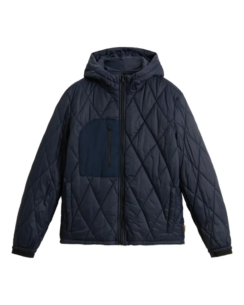 Woolrich diamond-pattern jacket - Blau Blau