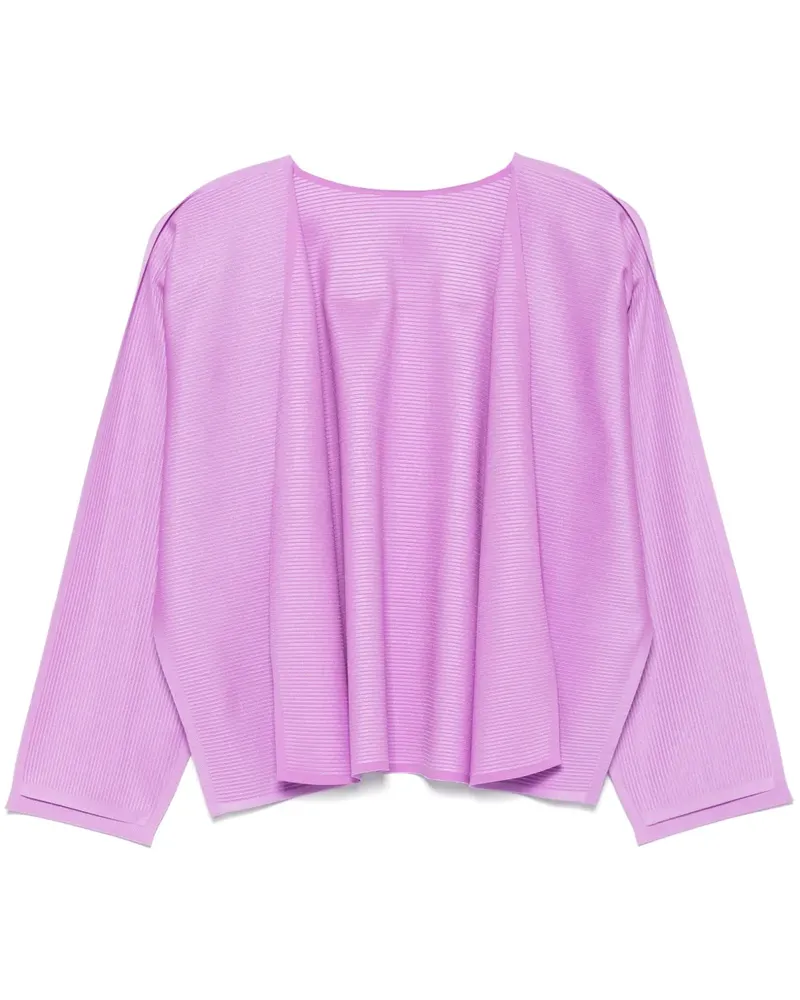 Issey Miyake A-Poc Form Cardigan - Violett Violett