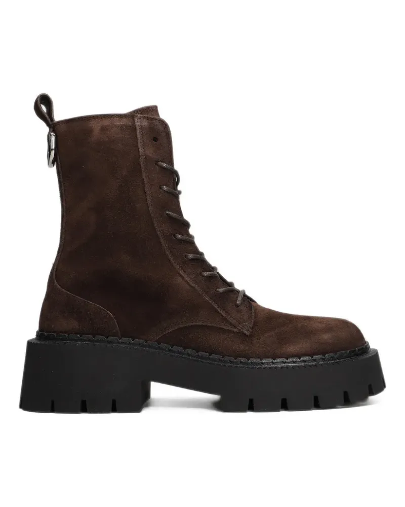 Vic Matié Rust 350 Schnürstiefel aus Wildleder - Braun Braun