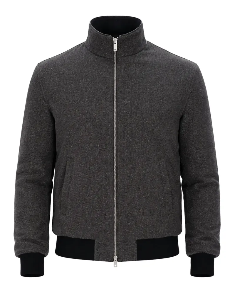 Tombolini zip-up bomber jacket - Braun Braun