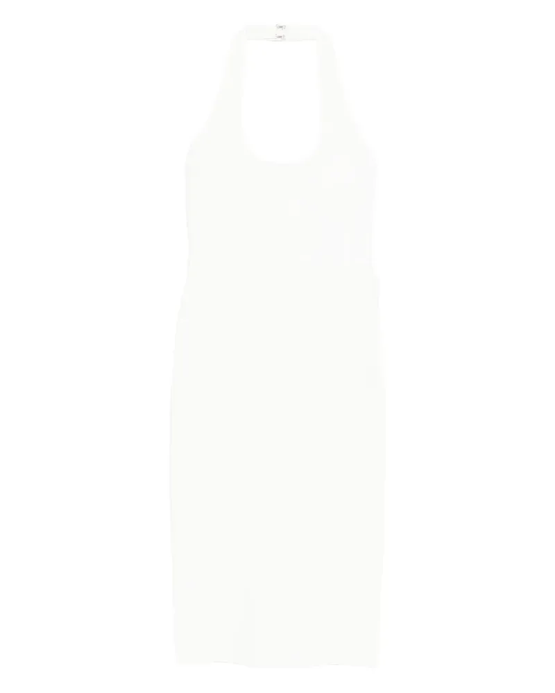 Hervé Léger Willa halter-neck midi dress - Weiß Weiß