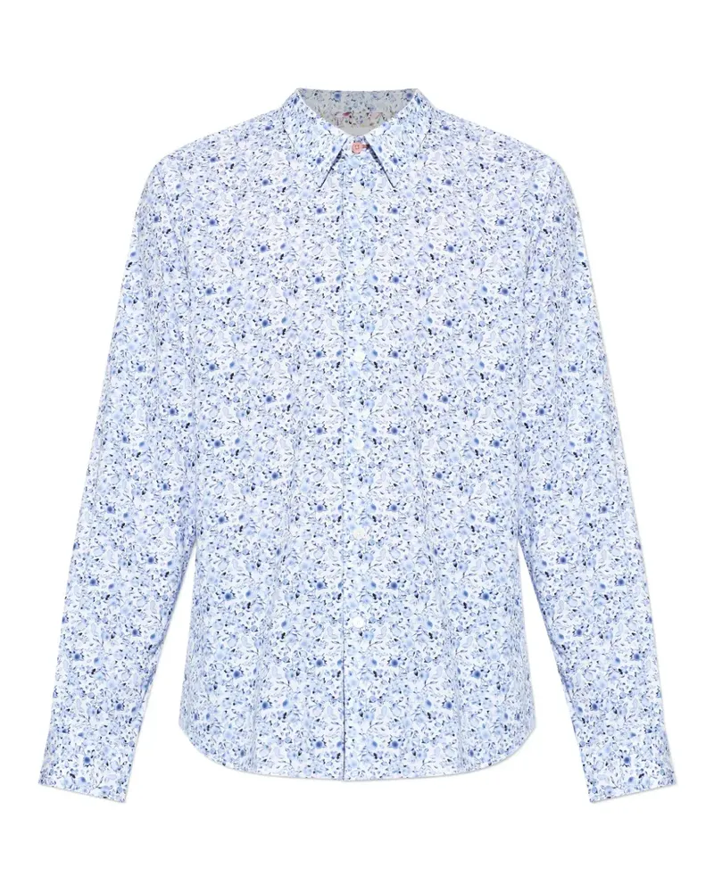 Paul Smith floral-print shirt - Blau Blau