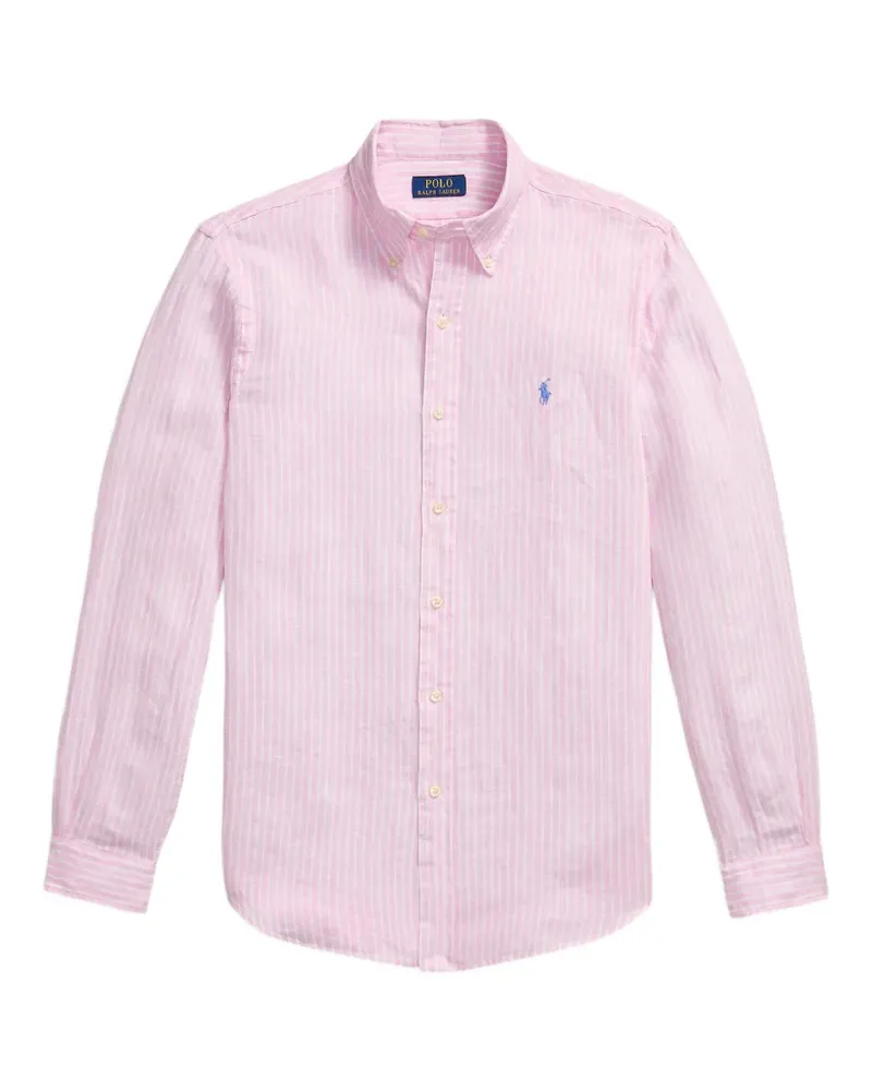 Ralph Lauren striped long-sleeve shirt - Rosa Rosa