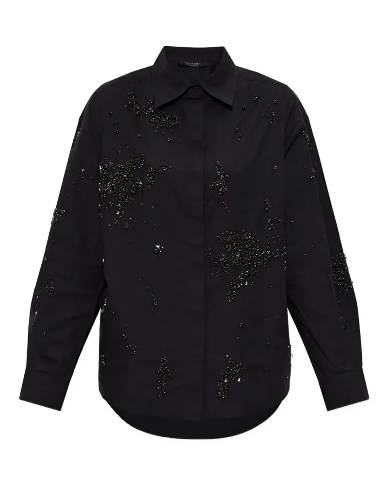 AllSaints Verziertes Gemi Hemd - Schwarz Schwarz