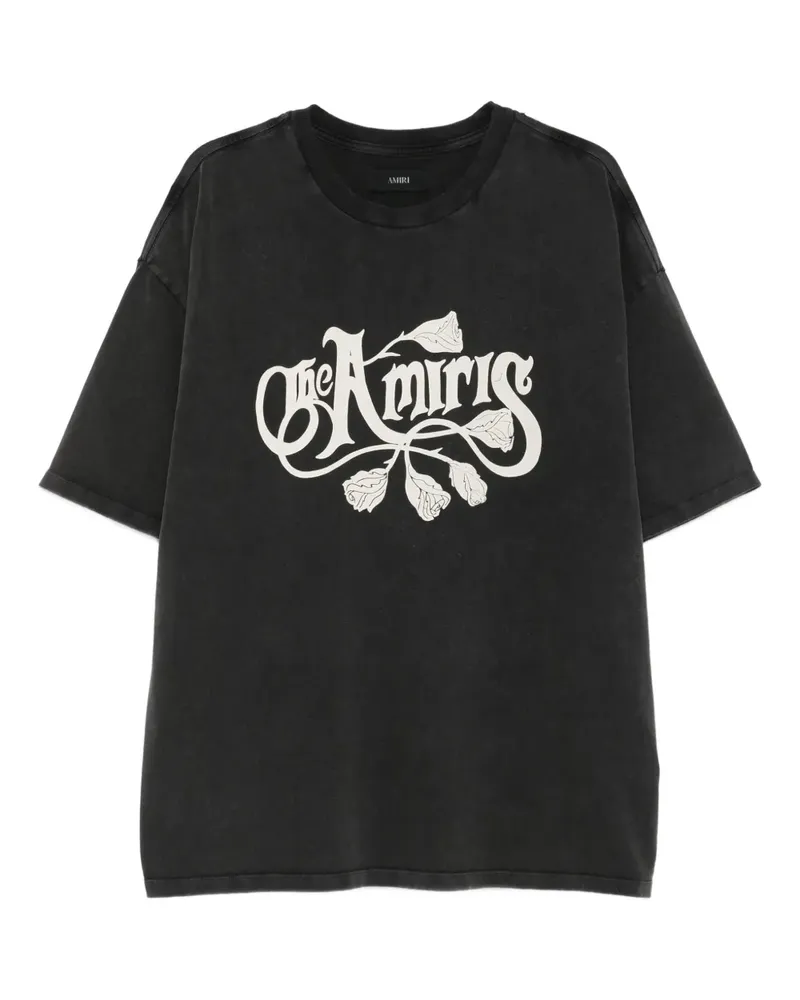 Amiri T-Shirt mit grafischem Print - Schwarz Schwarz