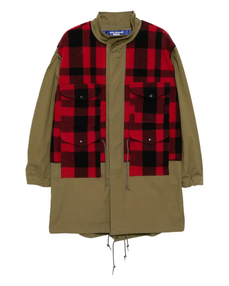 Junya Watanabe Karierter Parka - Rot Rot
