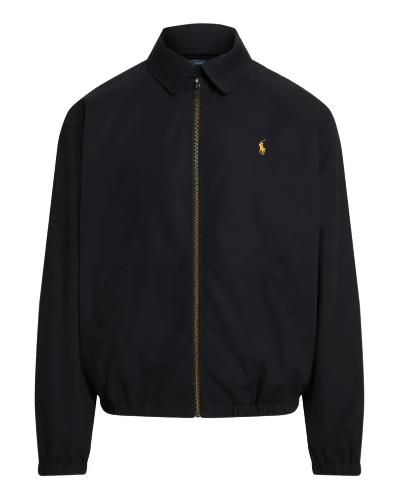 Ralph Lauren embroidery zip jacket - Schwarz Schwarz