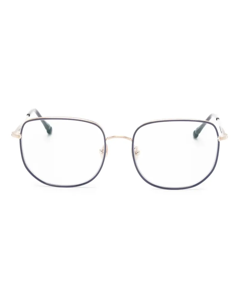 MATSUDA Brille mit Gravur - Blau Blau
