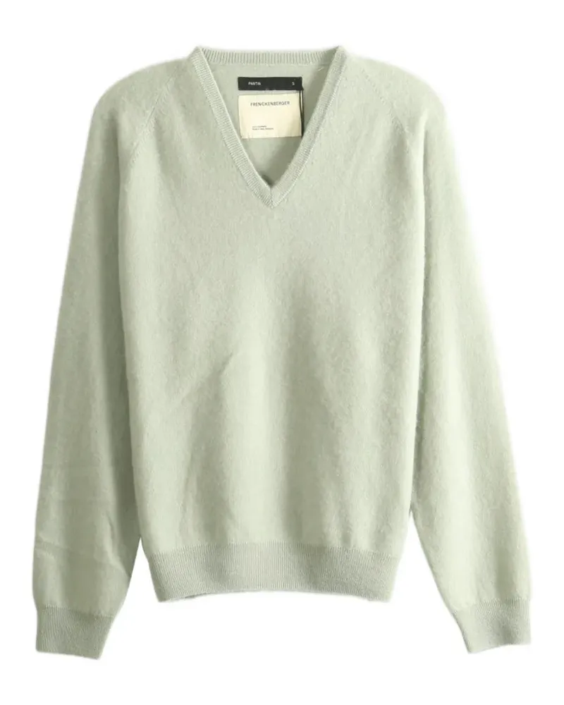 Frenckenberger V-neck raglan-sleeve sweater - Grün Grün