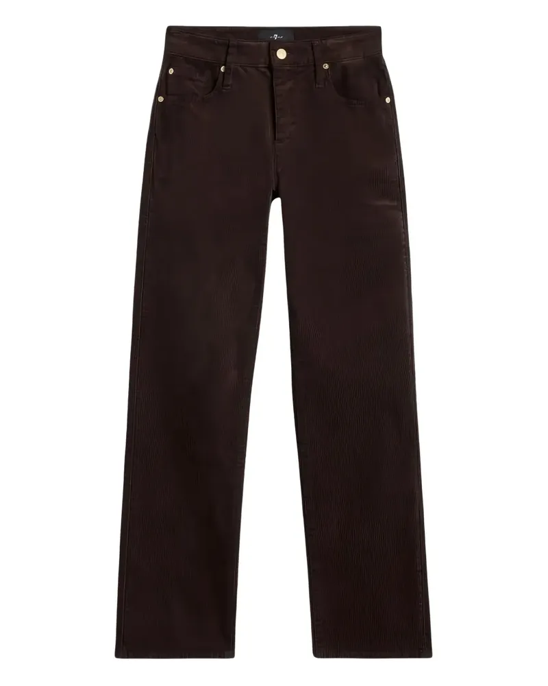 7 for all mankind Jeans mit Cord-Struktur - Braun Braun