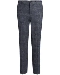 Etro Hose aus Wolle Blau