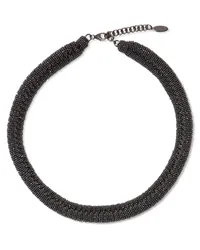 Brunello Cucinelli Precious Choker Schwarz