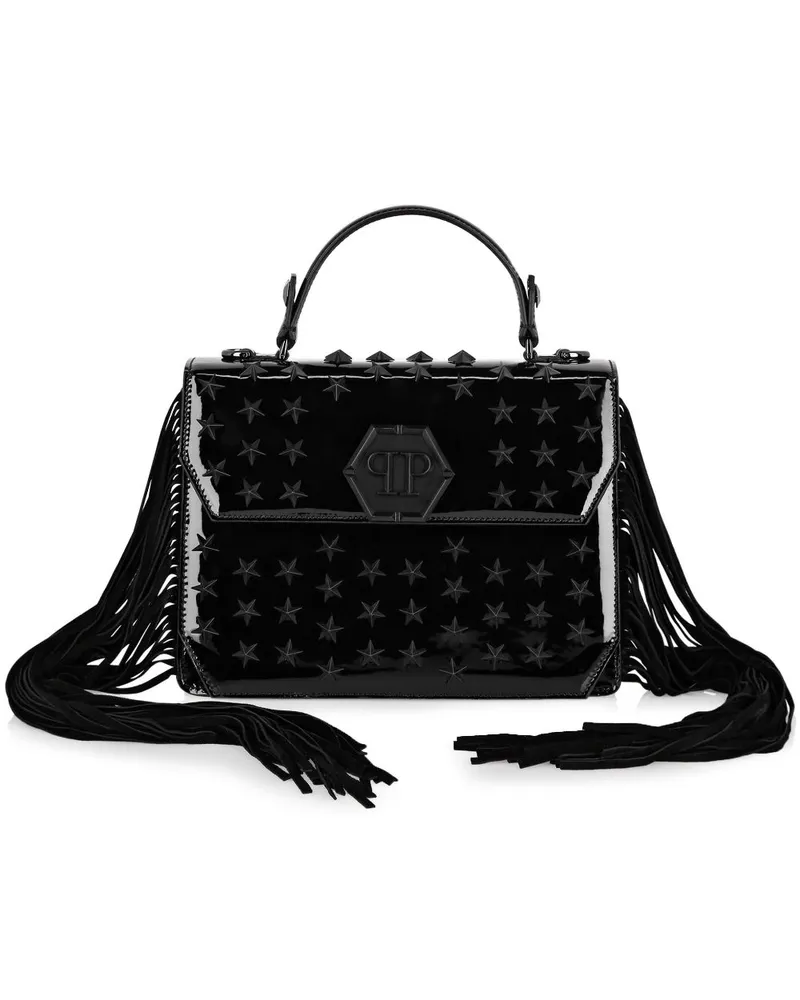 Philipp Plein Superheroin Handtasche Schwarz