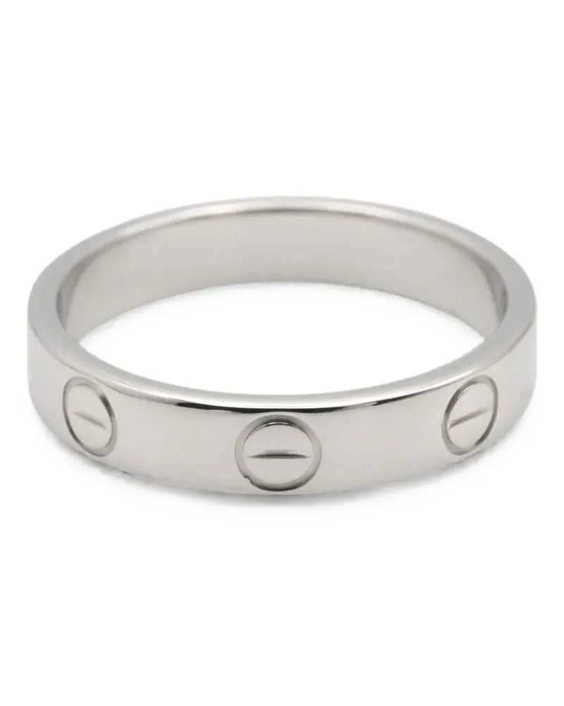 Cartier 2010s mini Love ring - Silber Silber