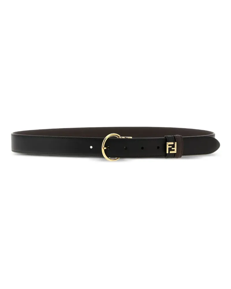 Fendi Wendbarer Gürtel mit FF-Logo - Braun Braun