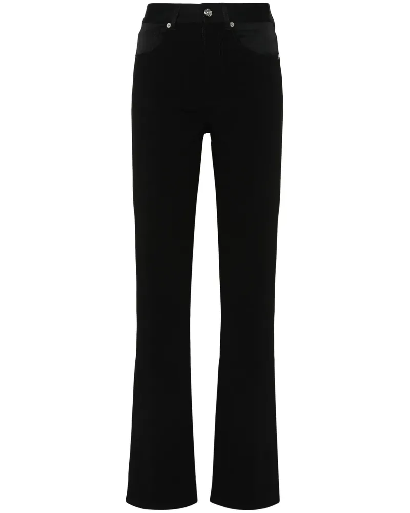 Maison Margiela Hose mit Ziernähten - Schwarz Schwarz