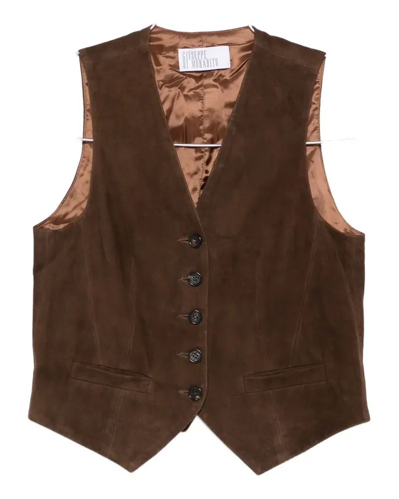 Giuseppe di Morabito Weste mit Knöpfen - Braun Braun