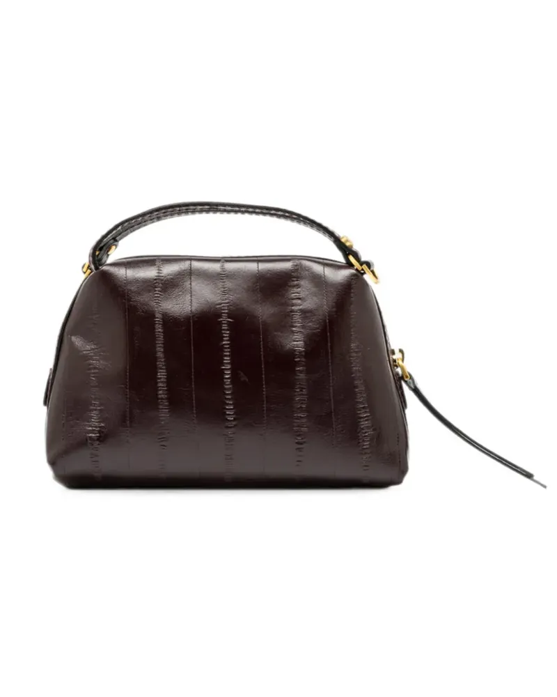 Gianni Chiarini Alifa eel-effect texture mini bag - Violett Violett