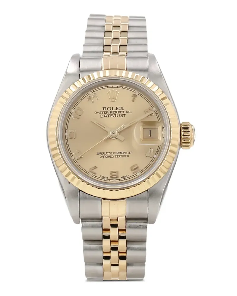 Rolex 1991s 26mm Datejust Lady striated bezel watch - Silber Silber