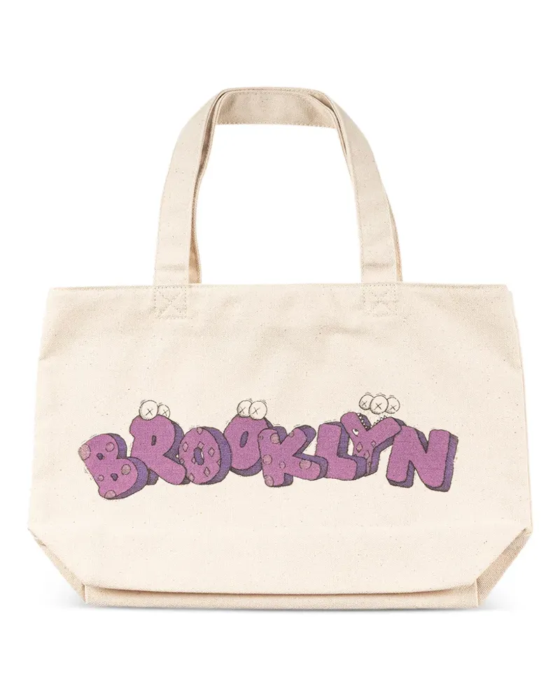 KAWS Mini Brooklyn Tote Bag - Nude Nude