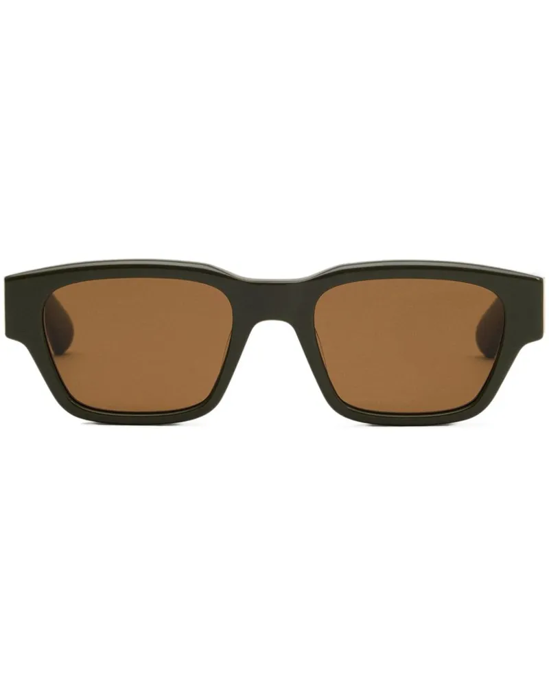 AMI Paris 75009 Sonnenbrille mit eckigem Gestell - Grün Grün