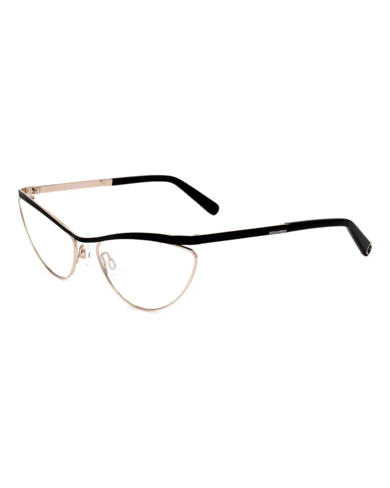 Dsquared2 Brille mit Cat-Eye-Gestell - Gold Gold